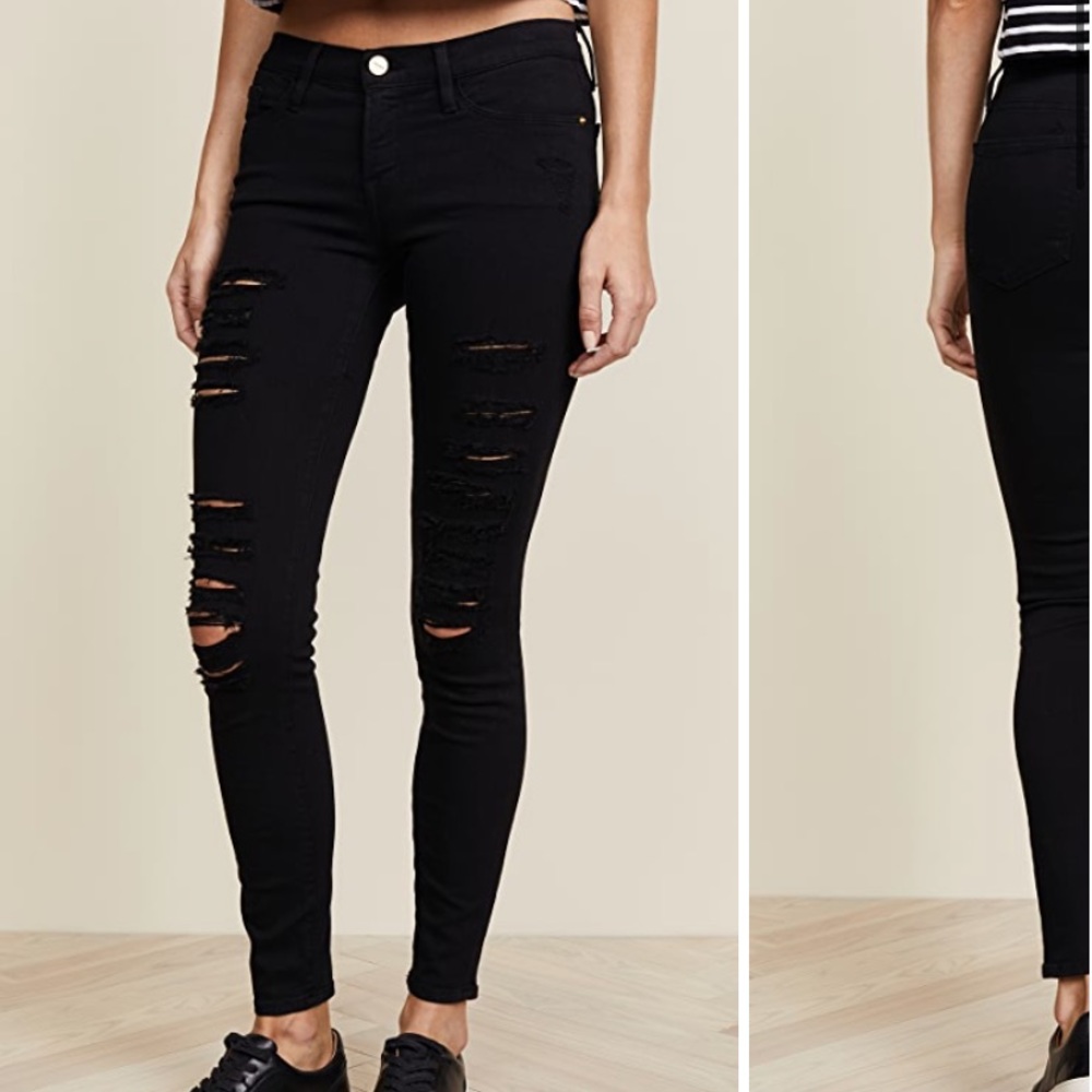 Frame le skinny de jean black